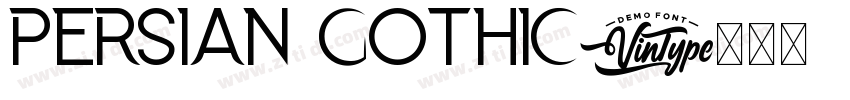 Persian Gothic字体转换